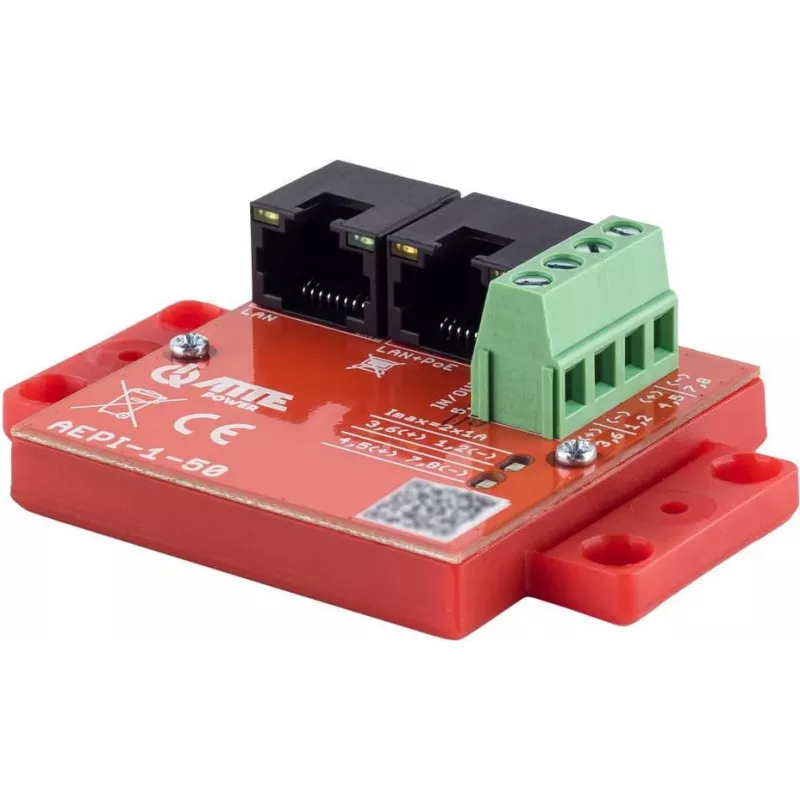 ATTE AEPI-1-50 Passive PoE Adapter 1-Kanal 10/100/1000 Mbps Gigabit Ethernet