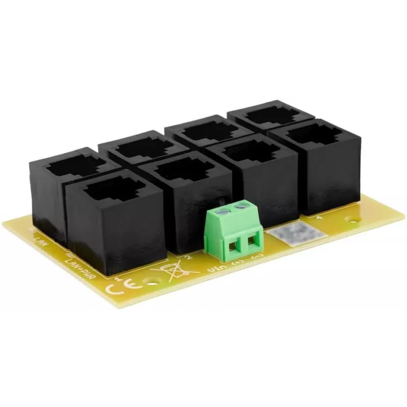 ATTE AEPI-4-10-OF 4-Kanal passiver PoE-Adapter, 10/100 Mbps