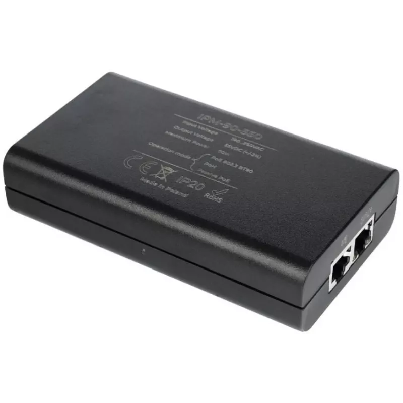 ATTE IPM-90-550 PoE-Injektor 90W, 55V DC, Gigabit Ethernet, IEEE 802.3bt