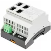 ATTE SWPS-4-11-DIN4 Industrial 4-Port PoE+ Switch mit integriertem Netzteil, Hutschienenmontage, 60W Budget