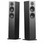 Audio Pro A48 Linkplay Aktives Stereo-Lautsprechersystem (Paar) - Schwarz