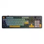 AULA F108 Pro Grau+Orange+Tiefgrau Reaper Switch RGB Mechanische Tastatur