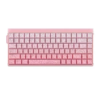 AULA HERO84 HE Pink Gradient Contour Dragon King RGB Gasket Mechanische Tastatur