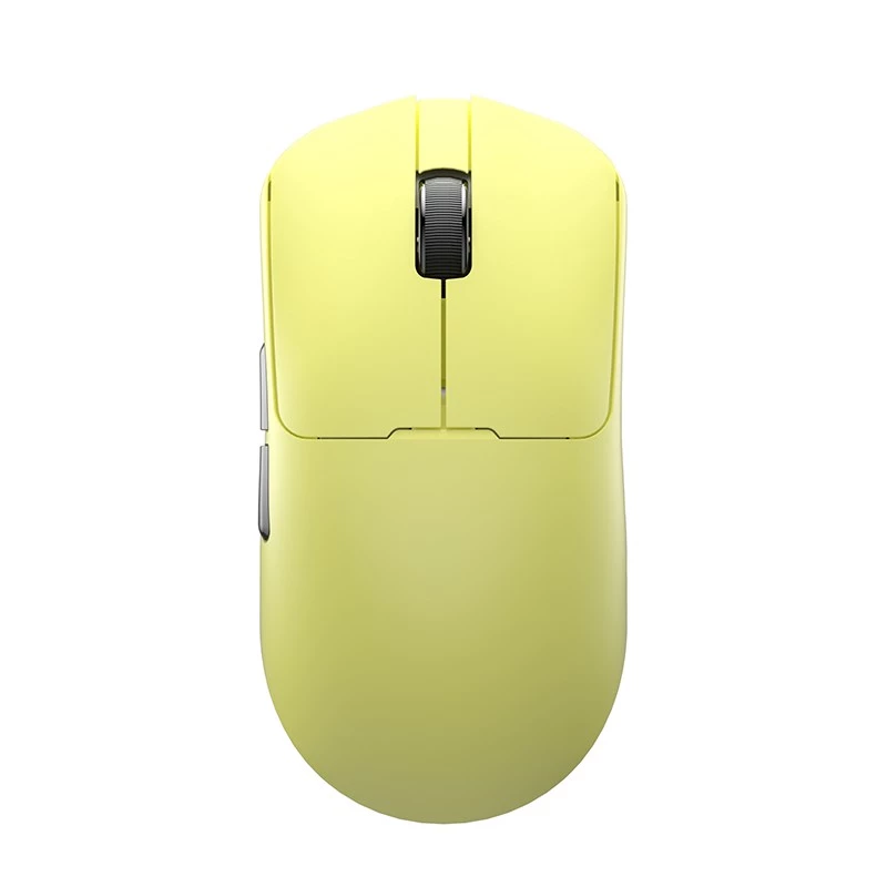 AULA LEOBOG GM3 Gelbe Tri-Mode Gaming-Maus mit Ladestation