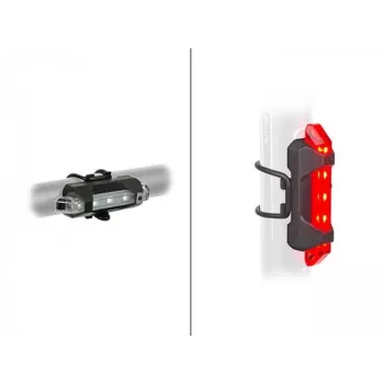 Author A-Stake Mini USB wiederaufladbares Fahrradlicht-Set