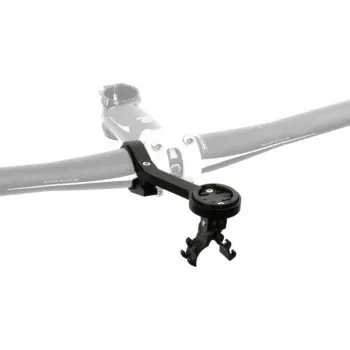 Author ACC-515 Vorbauhalterung für GoPro / Garmin / Cateye – Schwarz (31,8 mm, Aluminium)