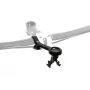 Author ACC-515 Vorbauhalterung für GoPro / Garmin / Cateye – Schwarz (31,8 mm, Aluminium)