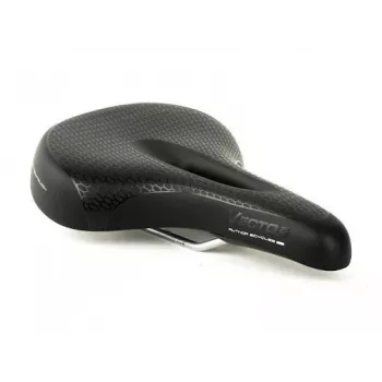 Author ASD Vector ERGO GEL Vacuum Fahrradsattel, Schwarz