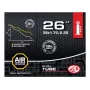 Author AT-MTB-26 AV32 26 Zoll MTB Schlauch mit Schrader-Ventil, 32 mm, Butyl, ETRTO 44/54-559