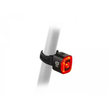 Author Cubus USB-Akku-Rücklicht mit automatischem Bremslichtsensor, COB-LED 70 lm, Schwarz/Rot