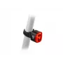 Author Cubus USB-Akku-Rücklicht mit automatischem Bremslichtsensor, COB-LED 70 lm, Schwarz/Rot