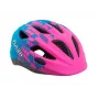 Author Flash Inmold X8 Kinderfahrradhelm, Pink/Blau, 47-51 cm, Dial-Fit, 10 Belüftungsöffnungen