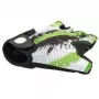 Author Junior X6 Kurzfinger-Fahrradhandschuhe, Größe S, Grün/Weiß/Schwarz