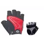 Author Lady Comfort Gel Fingerless Cycling Gloves - Damengröße S, Rot/Schwarz