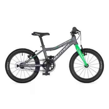 Author Record 16 Kinderfahrrad, Temple Grey/Fresh Green