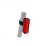 Author XYRIUS Brake USB Rücklicht 400 lm, Schwarz mit roter Linse