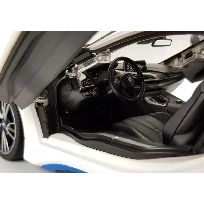 Auto R/C BMW i8 Rastar 1:14 Weiß Automatiktüren