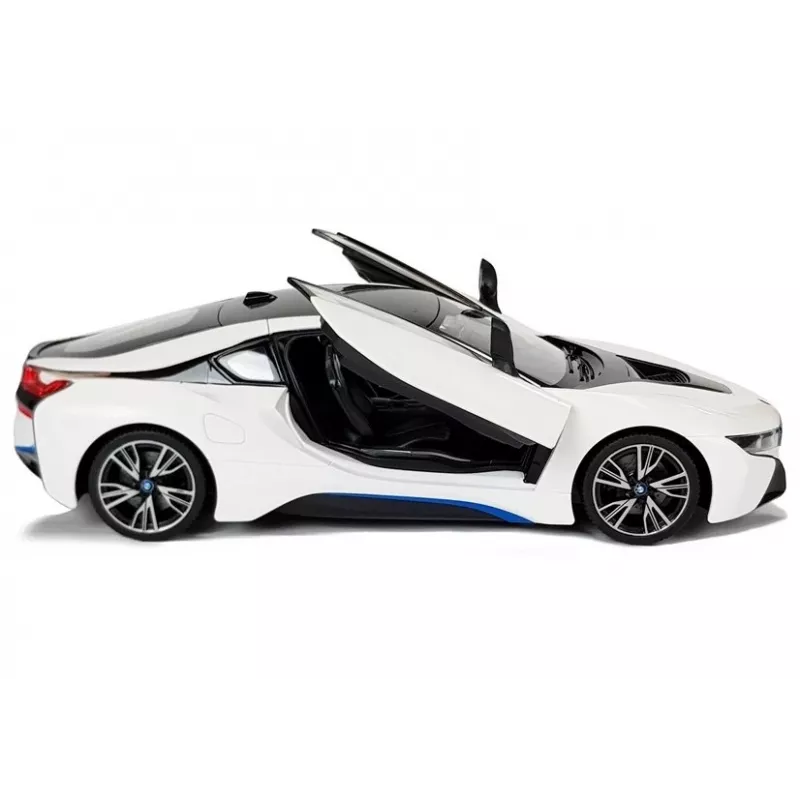 Auto R/C BMW i8 Rastar 1:14 Weiß Automatiktüren