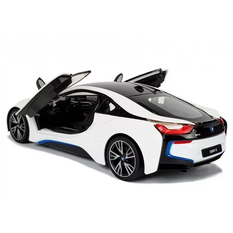Auto R/C BMW i8 Rastar 1:14 Weiß Automatiktüren