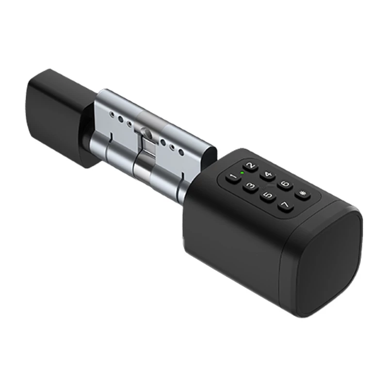 AVATTO SDL-V1-B60 Smart Lock Zylinder, 60mm, Fingerabdruck, Bluetooth, Zigbee, Schwarz