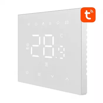 AVATTO WT410-16A-W Smart WiFi Thermostat für elektrische Fußbodenheizung, 16A, Weiß
