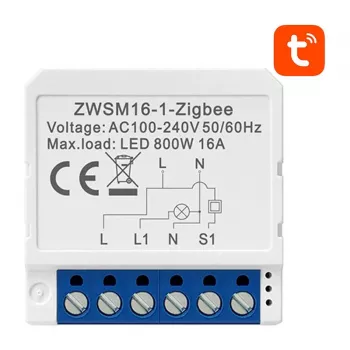 AVATTO ZWSM16-W1 Smart Switch Modul ZigBee 3.0 1-Gang 10A 2200W Tuya