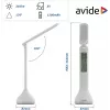 Avide LED Schreibtischlampe RGB Kalender Weiß 4W 250lm