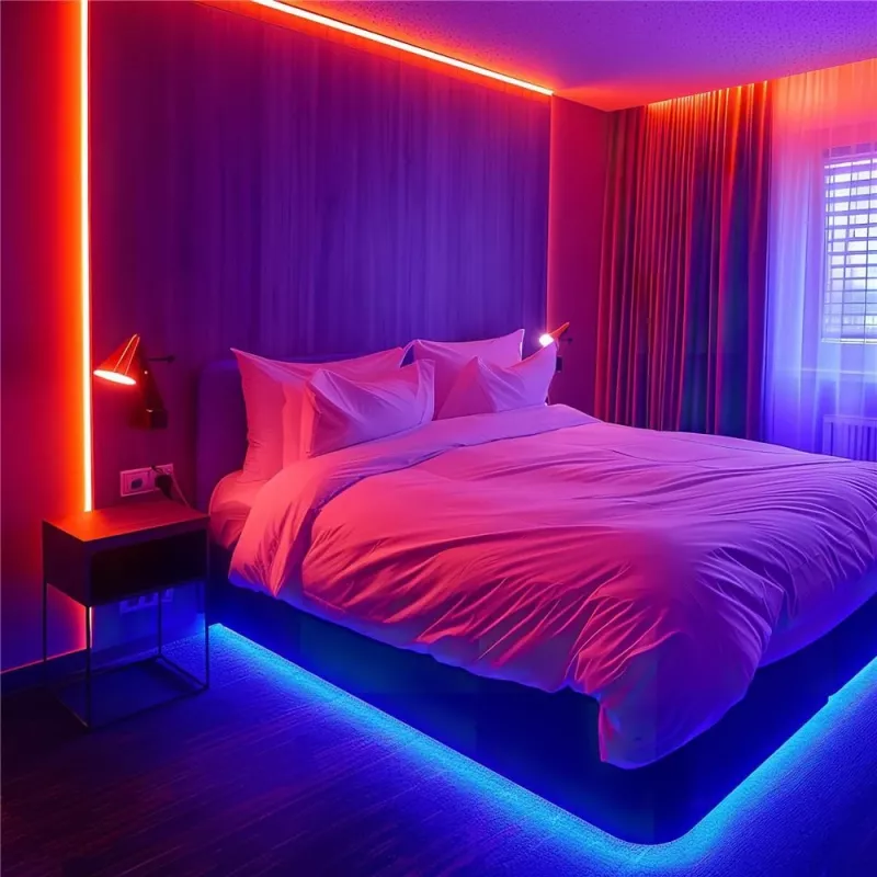 Avide LED Strip Blister 12V 16W RGB 5m mit IR-Fernbedienung