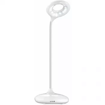 Avide Minimal LED Schreibtischlampe Weiß 4W 250lm Neutralweiß