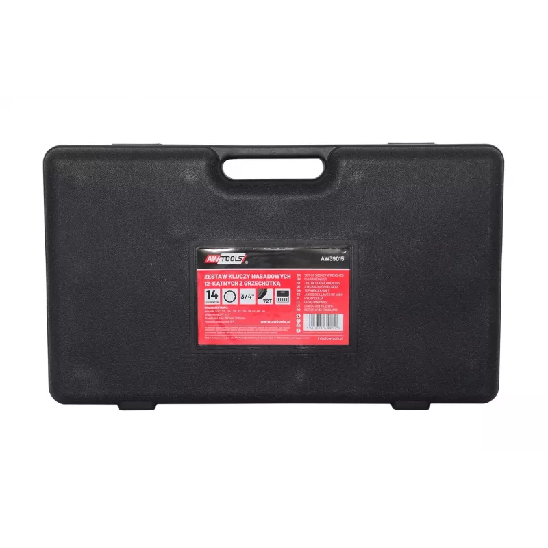 AWTOOLS 12-Point Steckschlüsselsatz 3/4 inch 14-teilig