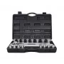 AWTOOLS 21-teiliger 3/4 inch-Antrieb 12-Punkt-Steckschlüsselsatz metrisch mit Ratsche und Koffer