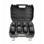 AWTOOLS Black Line 3/4 Zoll Schlagschrauber-Steckschlüsselsatz, 8-teilig, 24-38mm, kurz, Cr-Mo