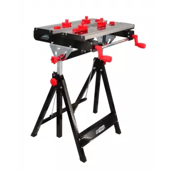 AWTOOLS Höhenverstellbare Werkbank 77-107 cm 120x60 cm 150 kg
