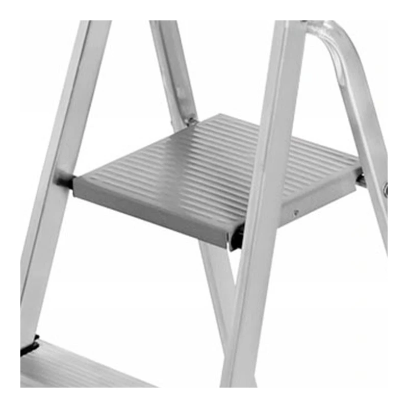 AWTOOLS Aluminium-Leiter freistehend 6 Stufen 125 kg