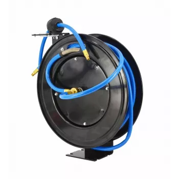 AWTOOLS Automatische Schlauchtrommel 15m 10x16mm verstärkter PVC-Schlauch Wandmontage
