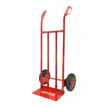 AWTOOLS AW Lagerwagen 2 Räder 200kg Sackkarre mit Luftreifen, Stahlrahmen, Blau/Schwarz