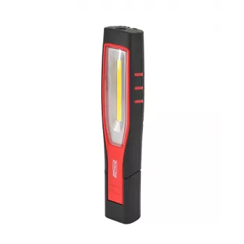 AWTOOLS AW WORKSHOP TORCH ALTO BLACK LINE 500 lm COB LED Akku-Arbeitsleuchte mit Magnetfuß und Schwenkkopf