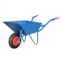 AWTOOLS AW00032 Gartenwagen / Schubkarre - 200 kg Tragfähigkeit, 100 L, verzinkte Stahlwanne, Luftreifen