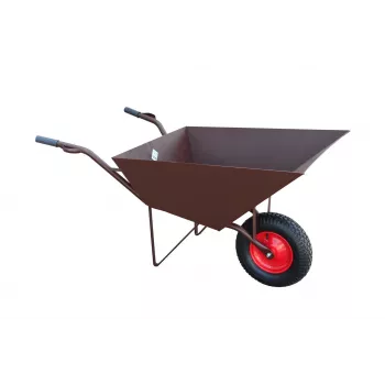 AWTOOLS AW00038 Gartenwagen / Schubkarre 100L 200kg 4-Rad Kippwagen Grün