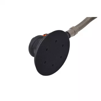 AWTOOLS AW10311BL Pneumatischer Exzenterschleifer 150 mm 6 Zoll Druckluftschleifer mit Klettverschluss-Platte, hinterer Abluft, integriertem Regler, 10.000 U/min, 90 PSI, inklusive Staubbeutel und Schlüssel