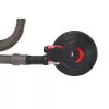 AWTOOLS AW10311BL Pneumatischer Exzenterschleifer 150 mm 6 Zoll Druckluftschleifer mit Klettverschluss-Platte, hinterer Abluft, integriertem Regler, 10.000 U/min, 90 PSI, inklusive Staubbeutel und Schlüssel