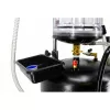 AWTOOLS AW10415BL Manuelle Rotationsölpumpe für 200L-Fässer, 20 L/min, Gusseisen, Teleskop-Saugrohr, 2 inch BSP