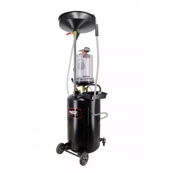 AWTOOLS AW10415BL Manuelle Rotationsölpumpe für 200L-Fässer, 20 L/min, Gusseisen, Teleskop-Saugrohr, 2 inch BSP