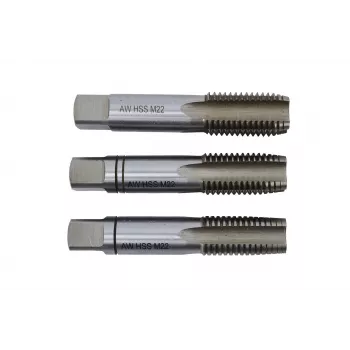 AWTOOLS AW20267 Manueller Rohrgewindeschneider-Satz, 6 BSP-Schneidbacken 1/2 inch-2 inch, Ratsche, Tragekoffer