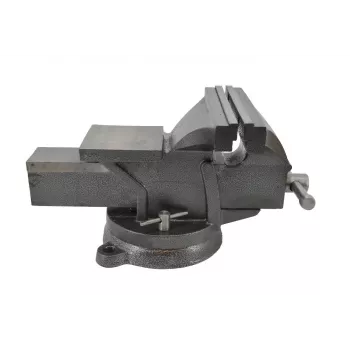 AWTOOLS AW24207 Schraubstock mit Drehfuß 100mm Gusseisen mit Amboss
