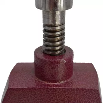 AWTOOLS AW24307 Schraubstock 100 mm Backenbreite Gusseisen fester Sockel mit Amboss