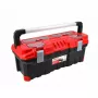 AWTOOLS AW30514 Aufbewahrungsbox mit 14 Fächern, transparentem Deckel und herausnehmbaren Trennstegen
