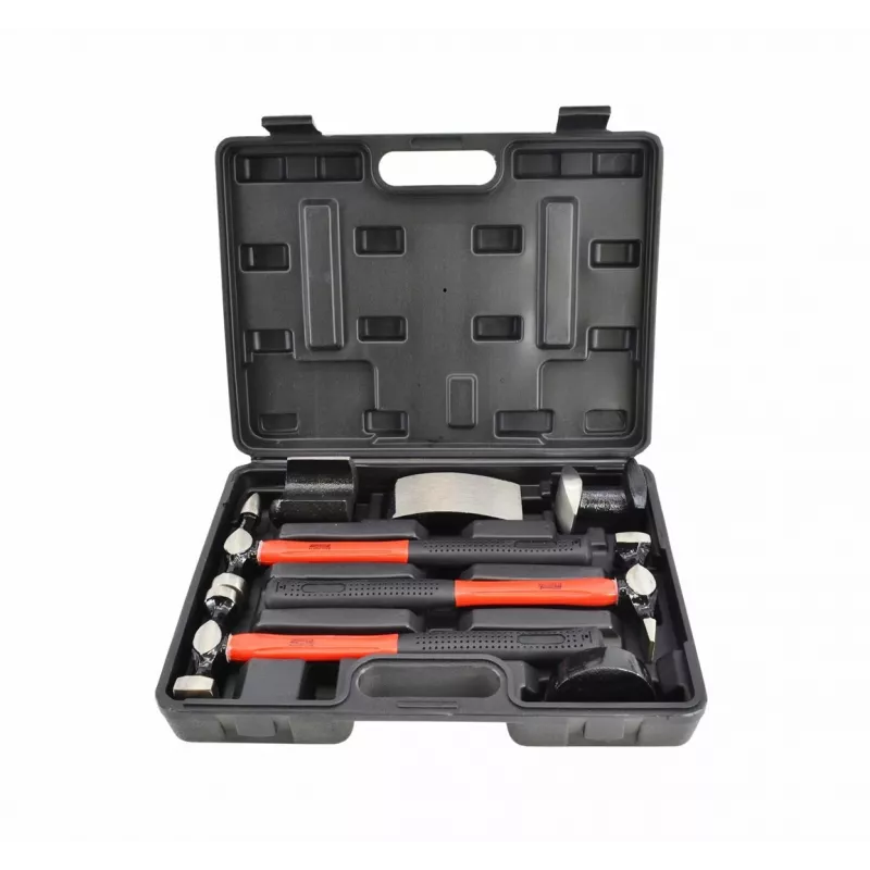 AWTOOLS AW32269BL 1000 g Maschinistenhammer mit Fiberglasstiel und Kreuzpinne, schwarz