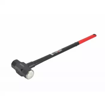 AWTOOLS AW32281BL Schlosserhammer mit Fiberglasstiel, 1000 g, Bahn gerade, DIN 1041, Blau/Schwarz