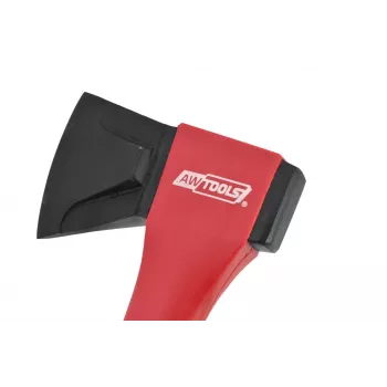 AWTOOLS AW33035BL Universalaxt 600g Kopf aus hochkohlenstoffhaltigem Stahl, Fiberglasstiel, 360mm, Blau/Schwarz
